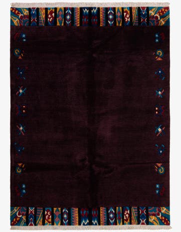 5' 8 x 7' 8 Hand Knotted Tibet Wool Rug