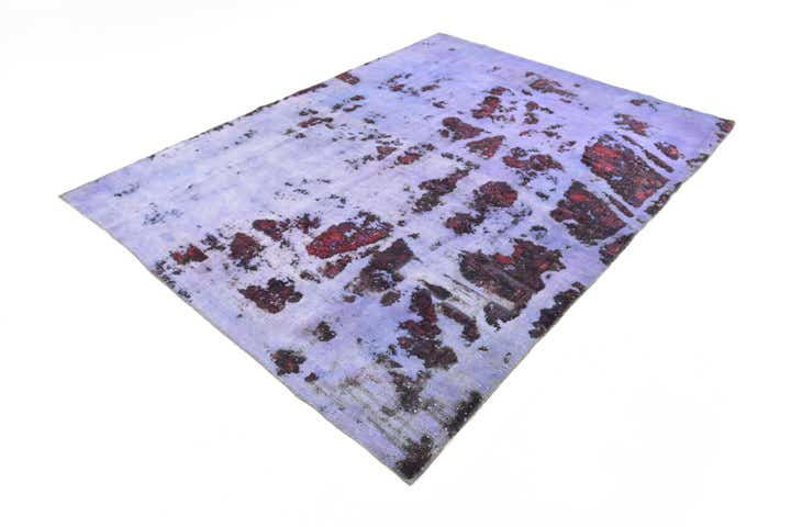 6' 6 x 8' 7 Hand Knotted Ultra Vintage Persian Wool Rug