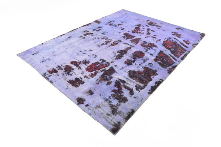 Detail image of 6' 6 x 8' 7 Hand Knotted Ultra Vintage Persian Wool Rug