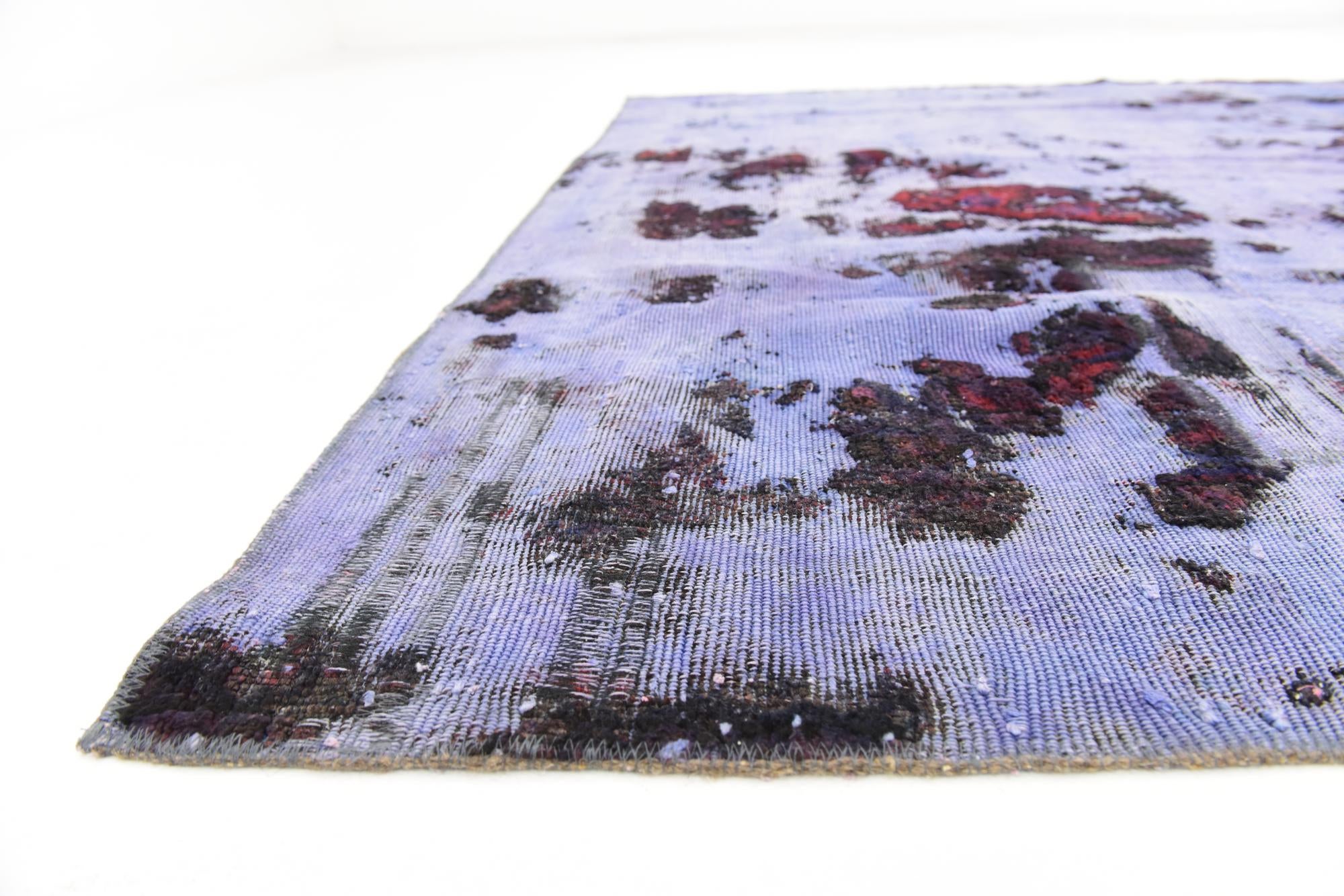 6' 6 x 8' 7 Hand Knotted Ultra Vintage Persian Wool Rug