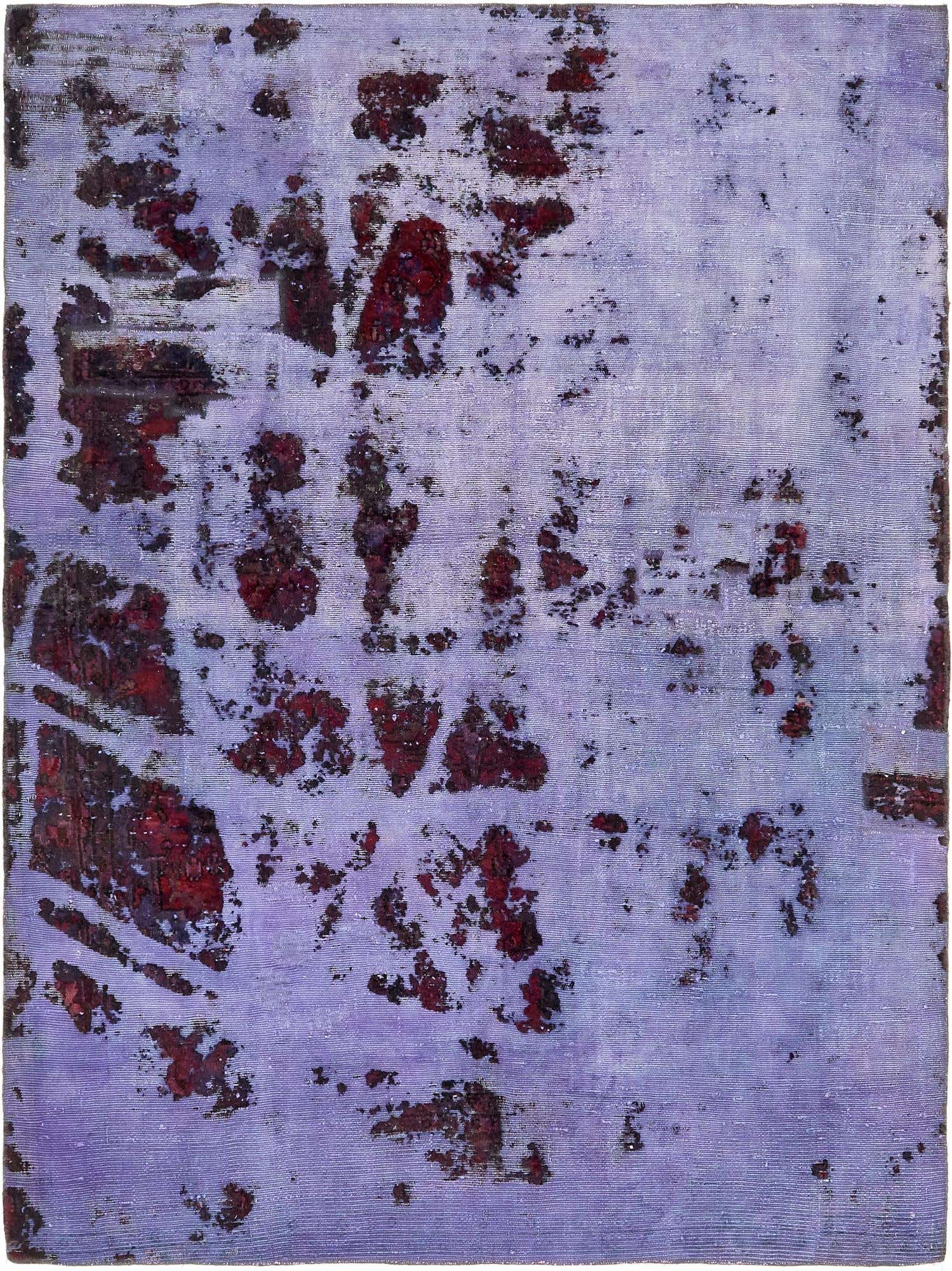 6' 6 x 8' 7 Hand Knotted Ultra Vintage Persian Wool Rug