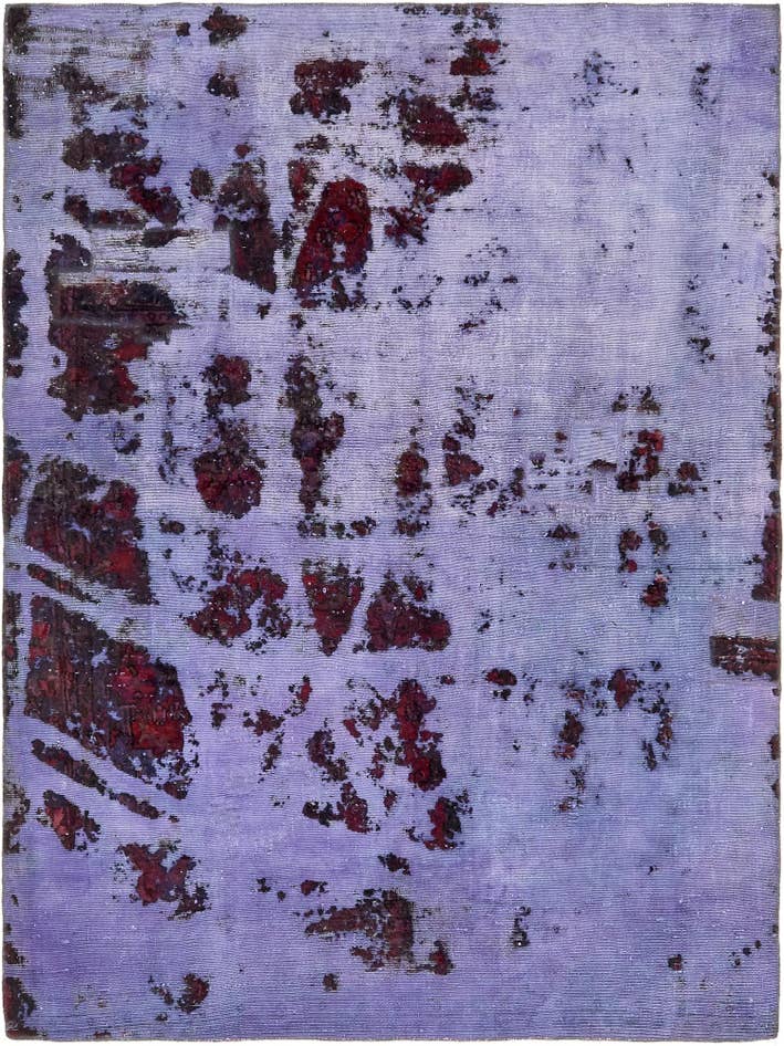 Detail image of 6' 6 x 8' 7 Hand Knotted Ultra Vintage Persian Wool Rug