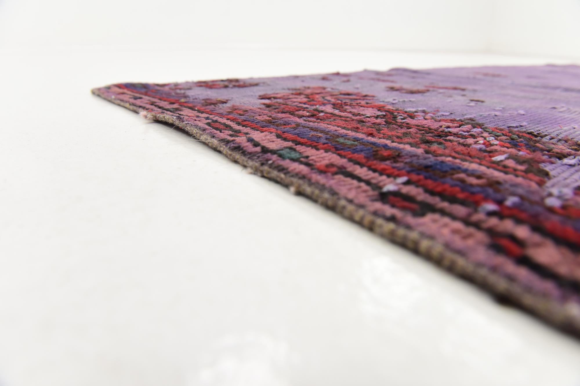 6' 5 x 8' Hand Knotted Ultra Vintage Persian Wool Rug