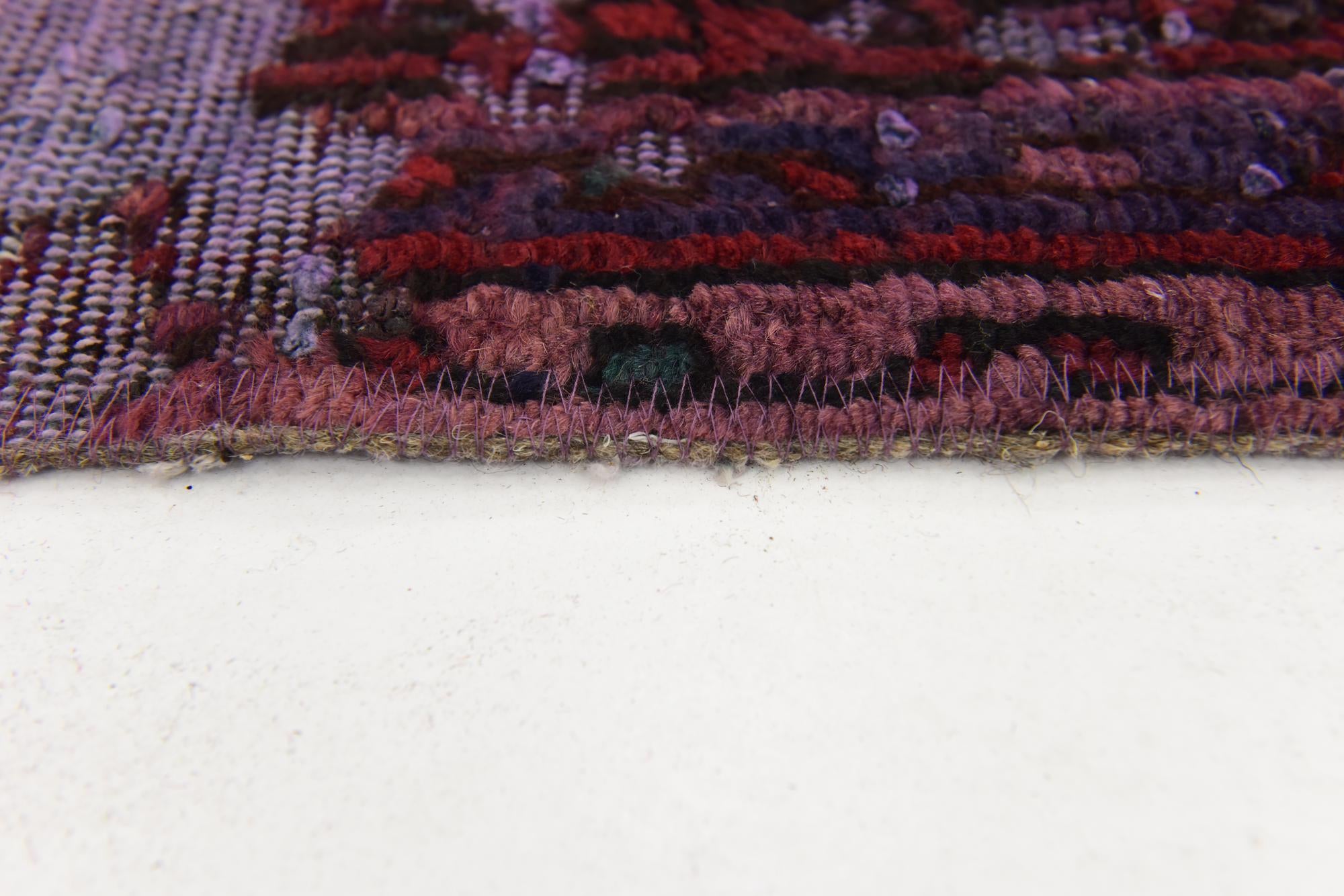 6' 5 x 8' Hand Knotted Ultra Vintage Persian Wool Rug