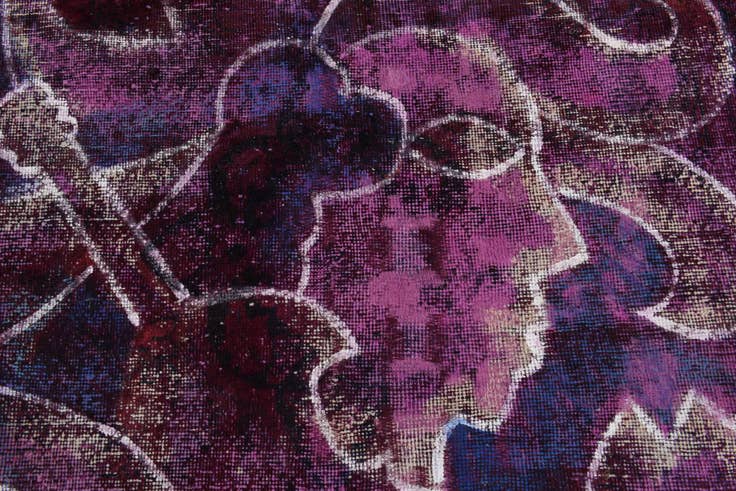 Detail image of 3' 10 x 6' Hand Knotted Ultra Vintage Persian Wool Rug