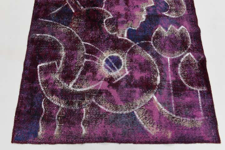 3' 10 x 6' Hand Knotted Ultra Vintage Persian Wool Rug