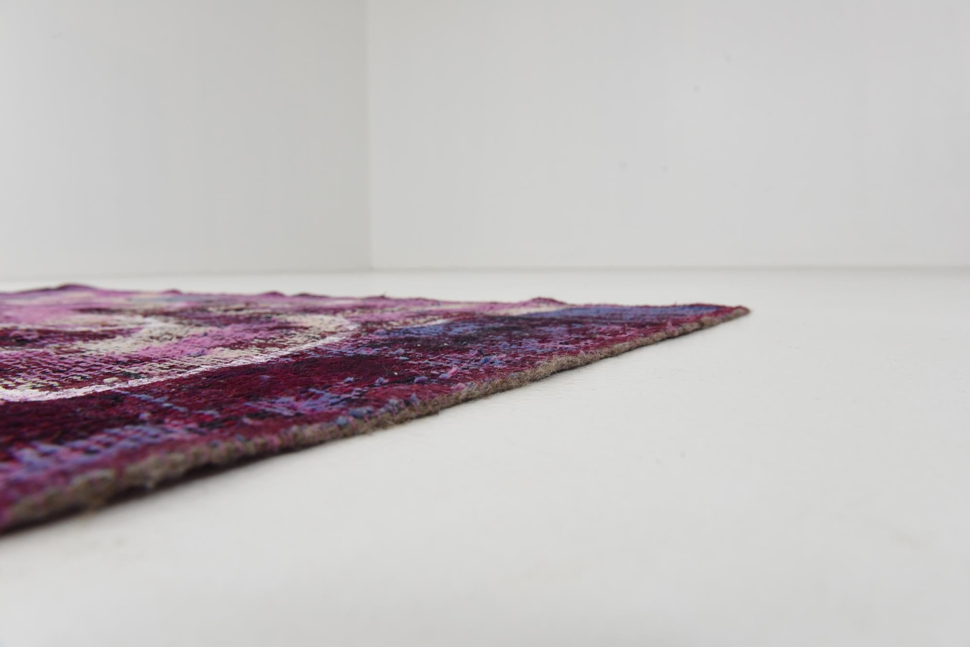3' 10 x 6' Hand Knotted Ultra Vintage Persian Wool Rug