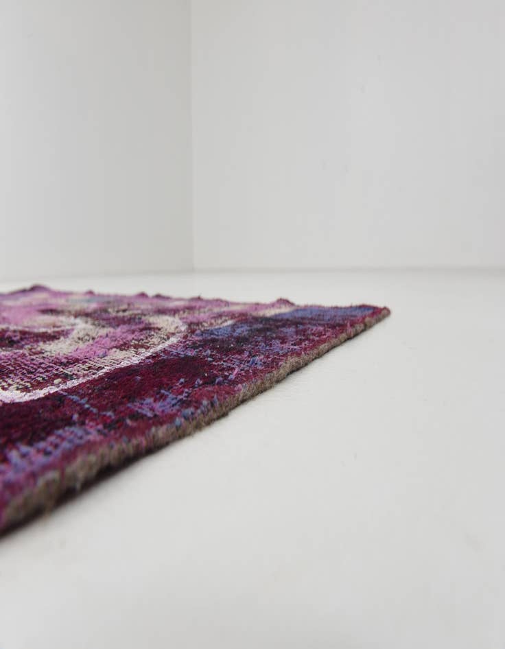 Detail image of 3' 10 x 6'  Hand Knotted Ultra Vintage Persian Wool Rug