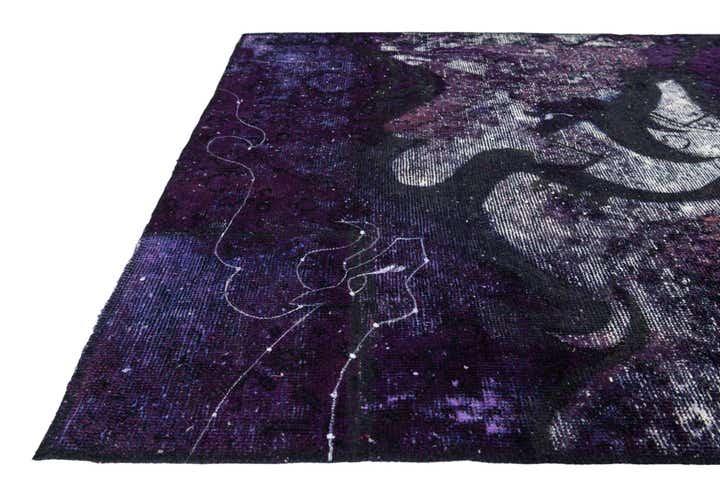 3' 7 x 4' 7 Hand Knotted Ultra Vintage Persian Wool Rug