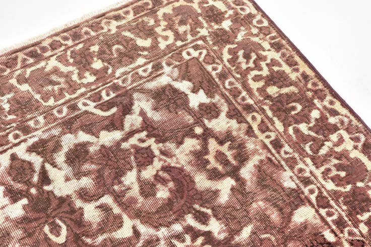 Detail image of 4' 8 x 6' 3 Hand Knotted Ultra Vintage Persian Wool Rug