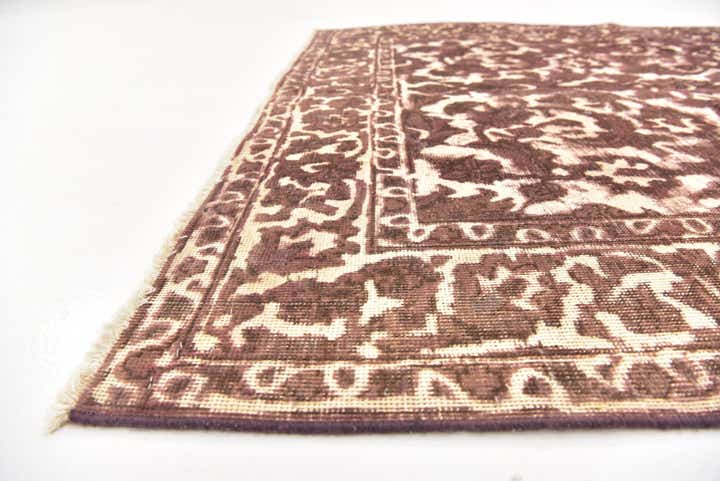 4' 8 x 6' 3 Hand Knotted Ultra Vintage Persian Wool Rug