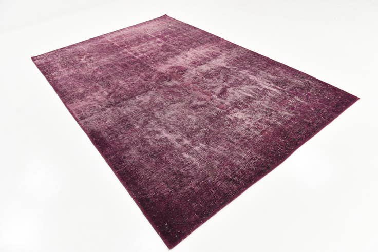 Detail image of 6' 4 x 9' 6 Hand Knotted Ultra Vintage Persian Wool Rug