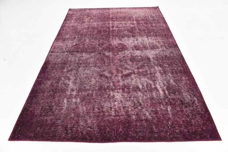 Detail image of 6' 4 x 9' 6 Hand Knotted Ultra Vintage Persian Wool Rug