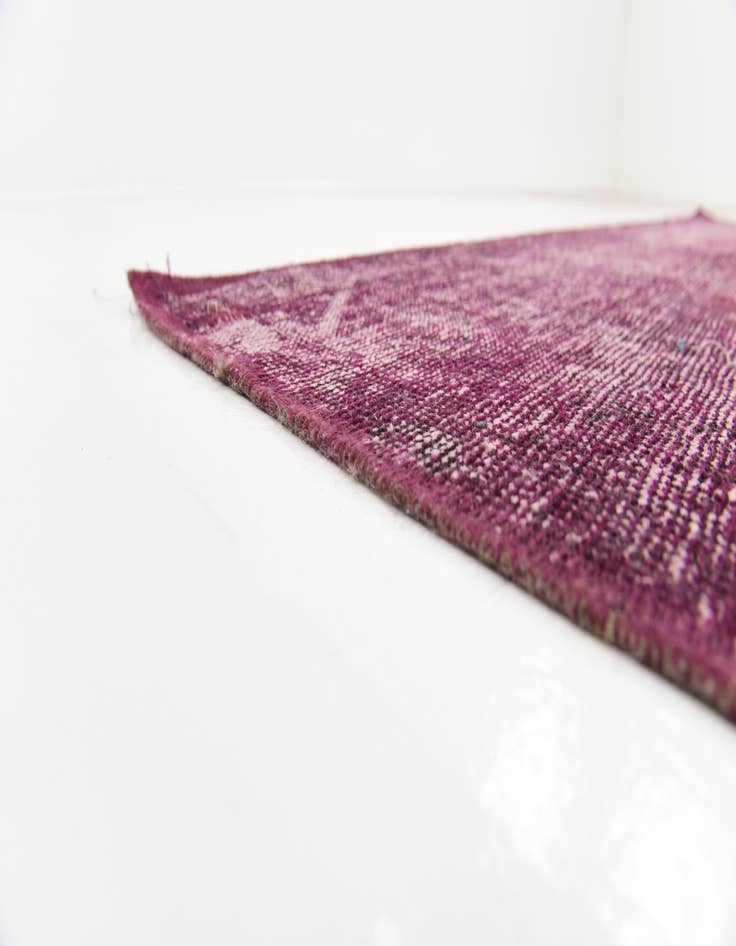 Detail image of 6' 4 x 9' 6  Hand Knotted Ultra Vintage Persian Wool Rug