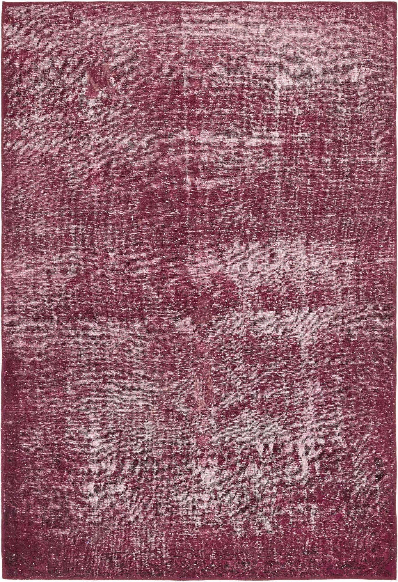 6' 4 x 9' 6 Hand Knotted Ultra Vintage Persian Wool Rug