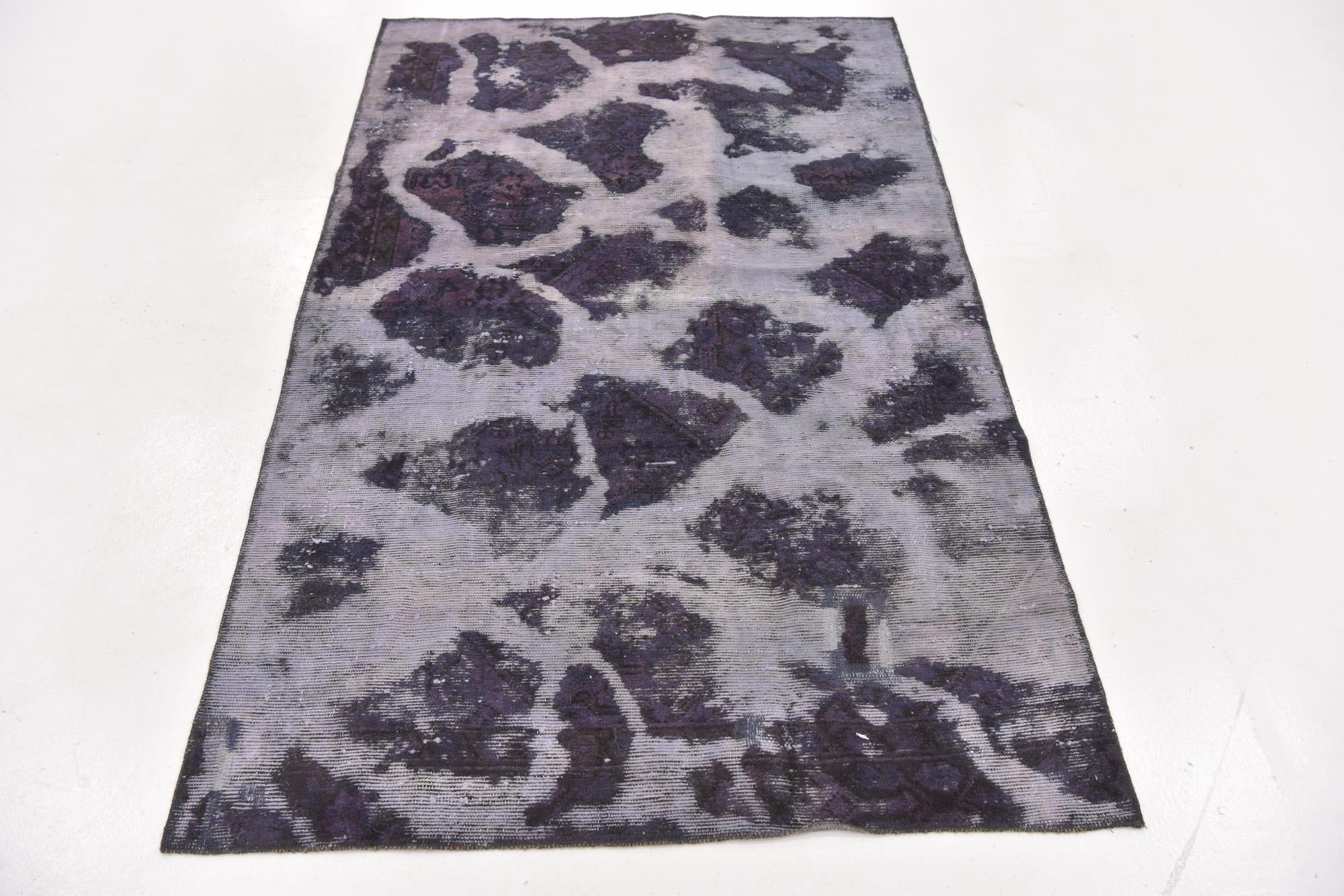 4' x 6' Hand Knotted Ultra Vintage Persian Wool Rug