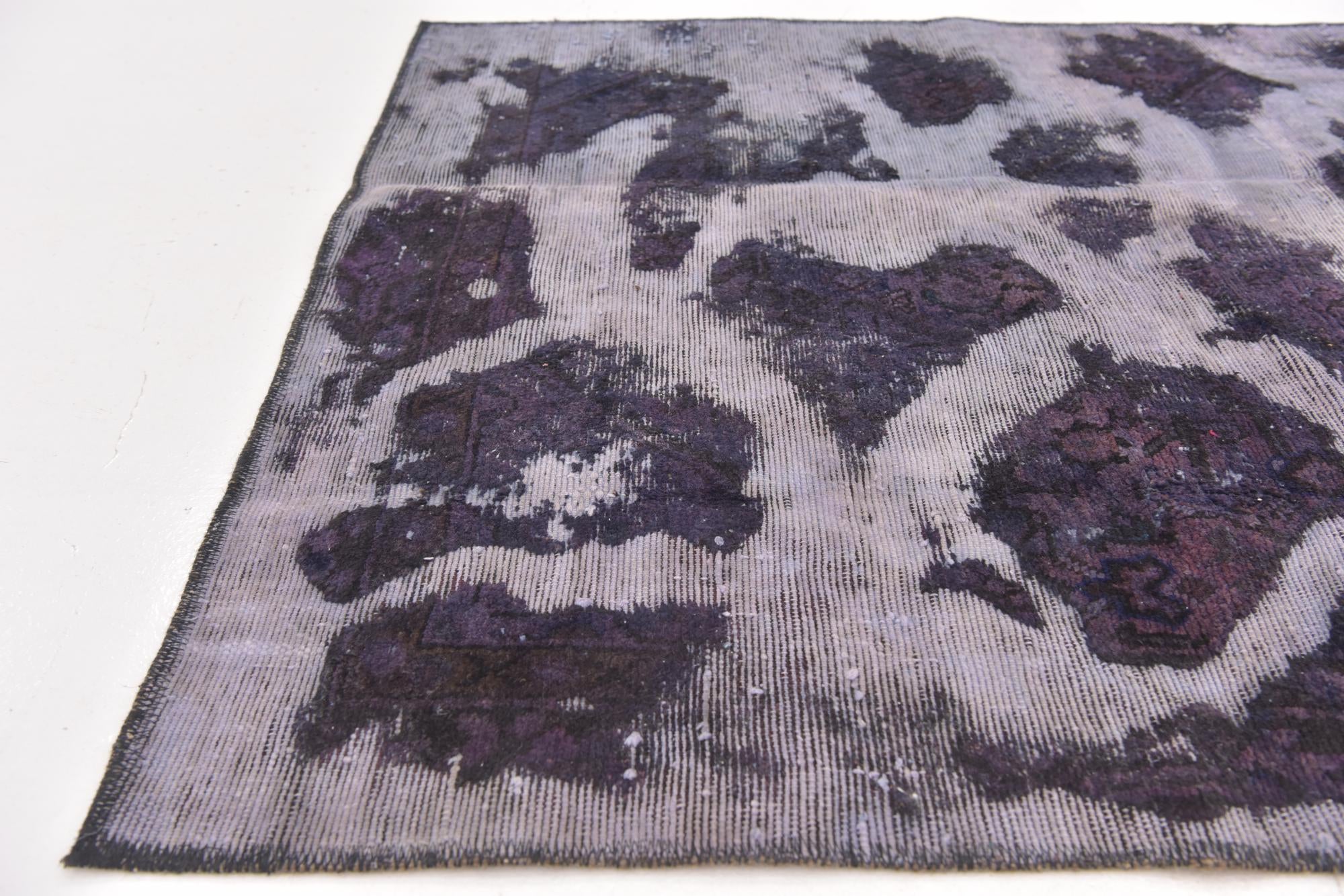 4' x 6' Hand Knotted Ultra Vintage Persian Wool Rug