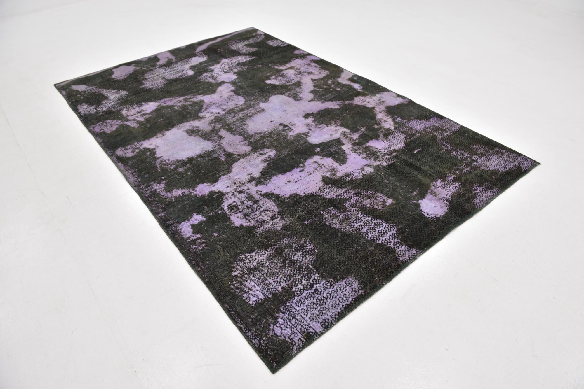 175cm x 265cm Hand Knotted Ultra Vintage Persian Wool Rug