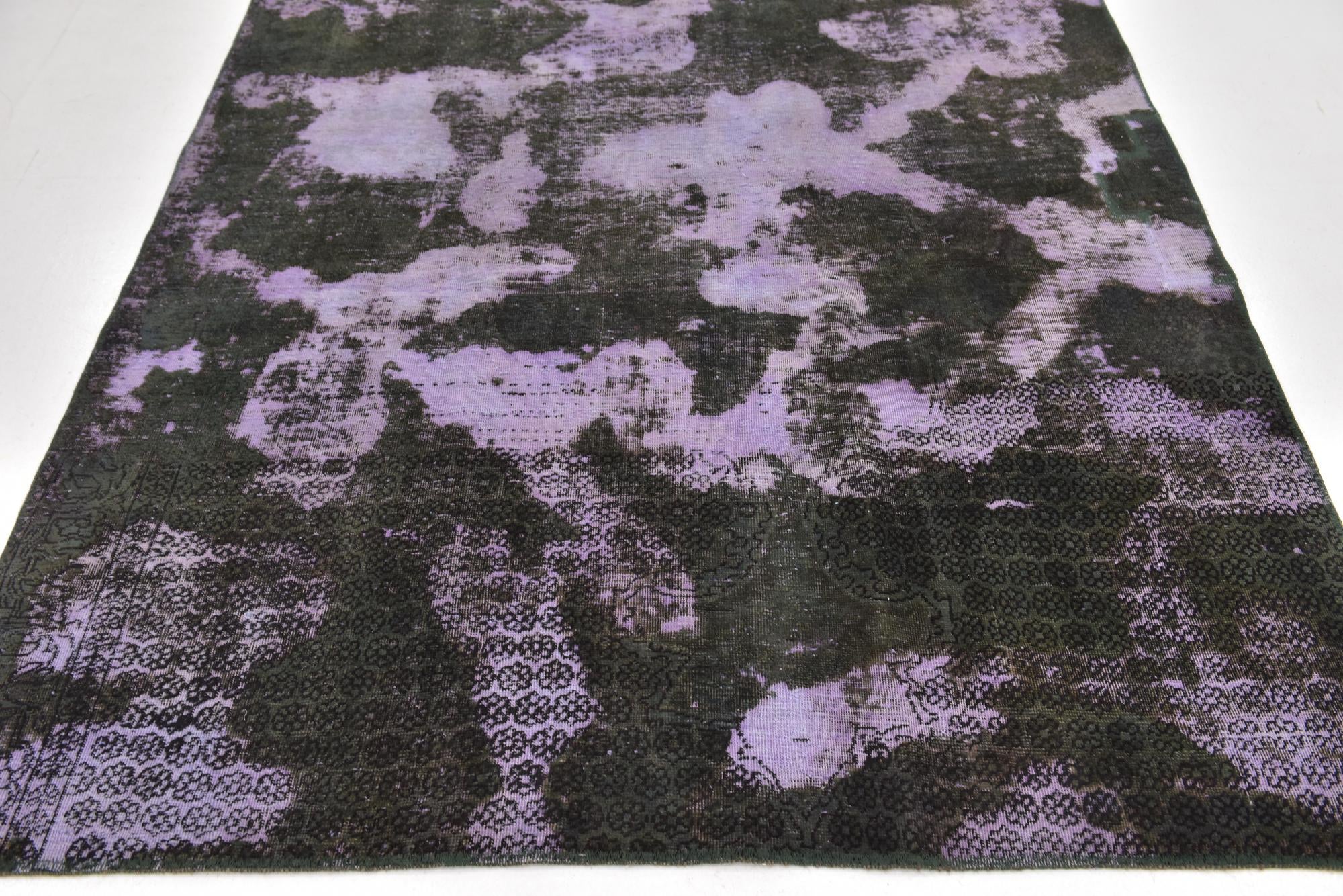 175cm x 265cm Hand Knotted Ultra Vintage Persian Wool Rug