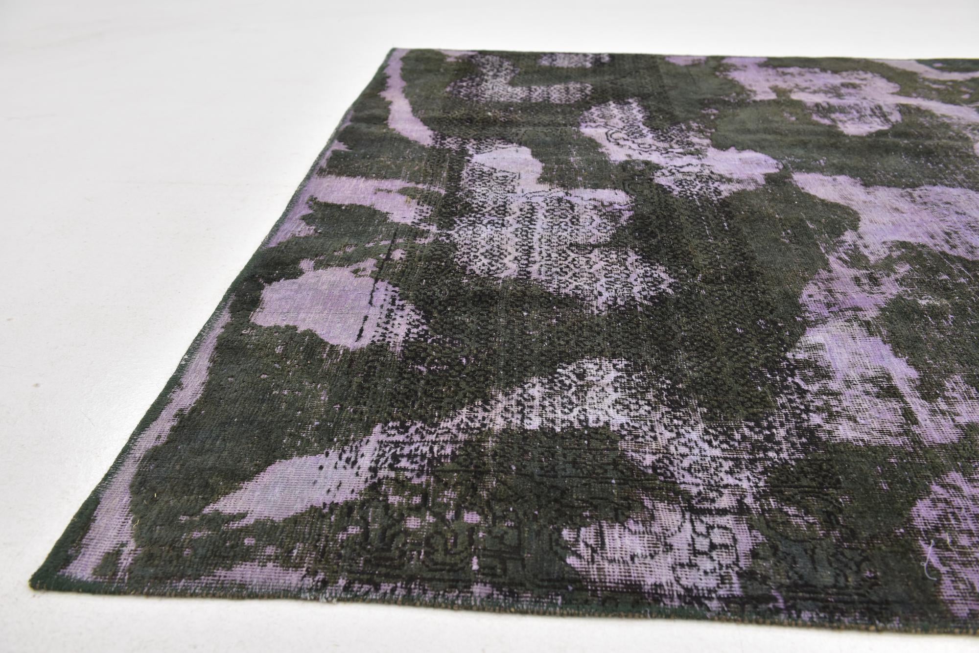 175cm x 265cm Hand Knotted Ultra Vintage Persian Wool Rug