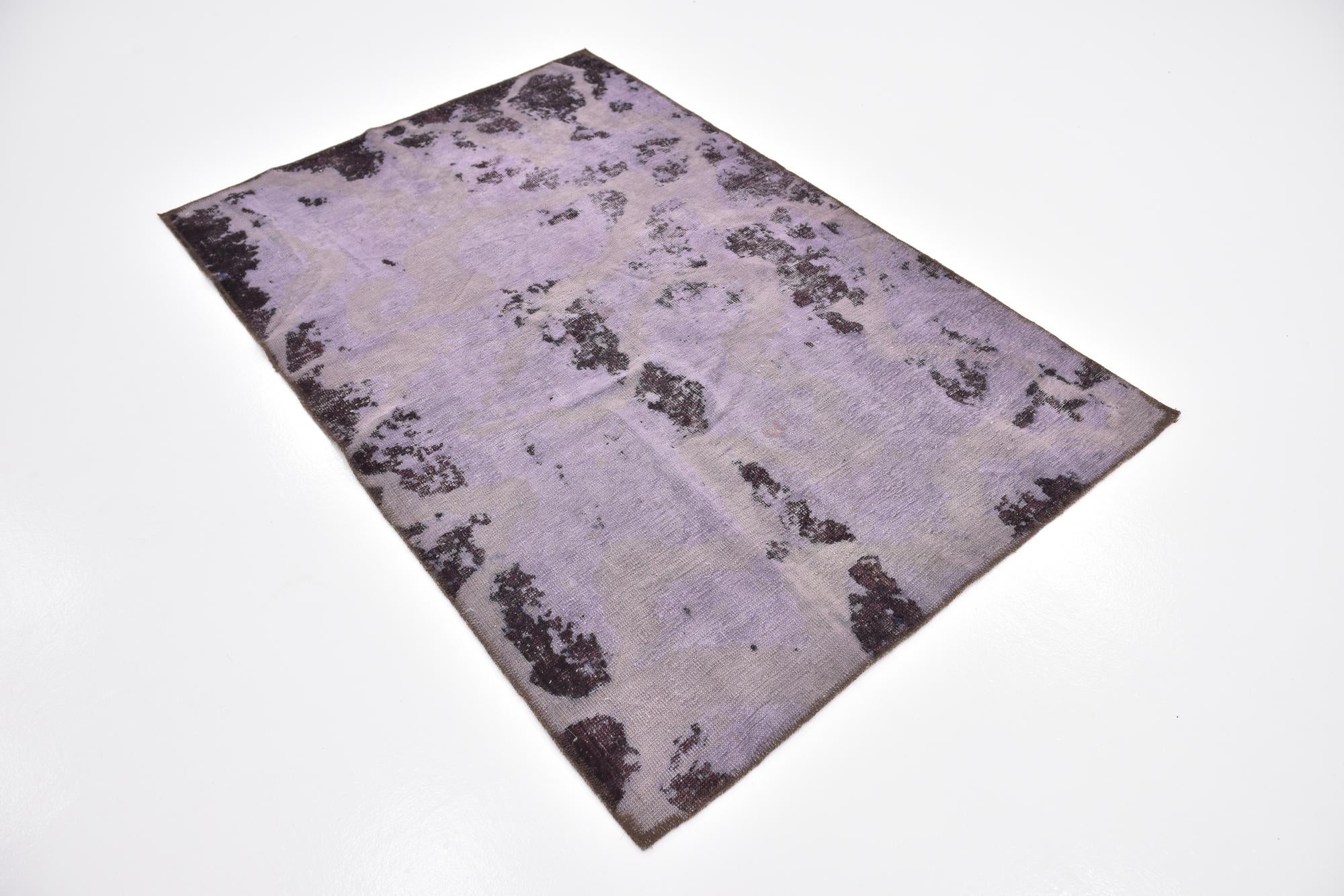 3' 10 x 5' 10 Hand Knotted Ultra Vintage Persian Wool Rug