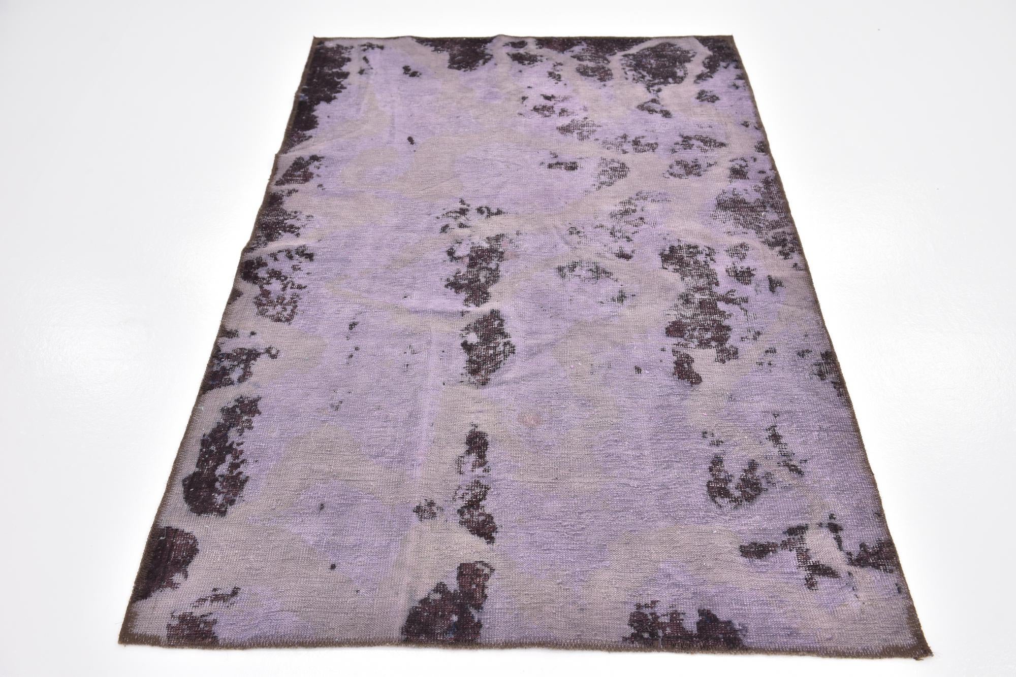 3' 10 x 5' 10 Hand Knotted Ultra Vintage Persian Wool Rug