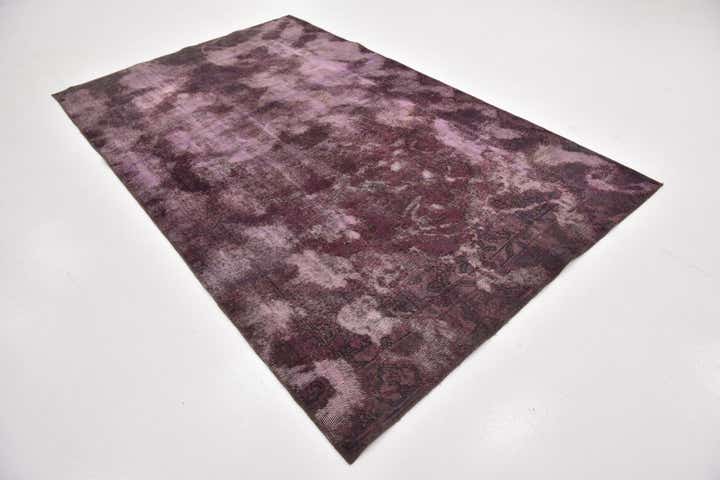 5' 7 x 9' Hand Knotted Ultra Vintage Persian Wool Rug