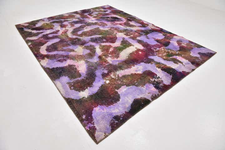 230cm x 285cm anudado a mano Ultra Vintage Alfombra Persa Lana