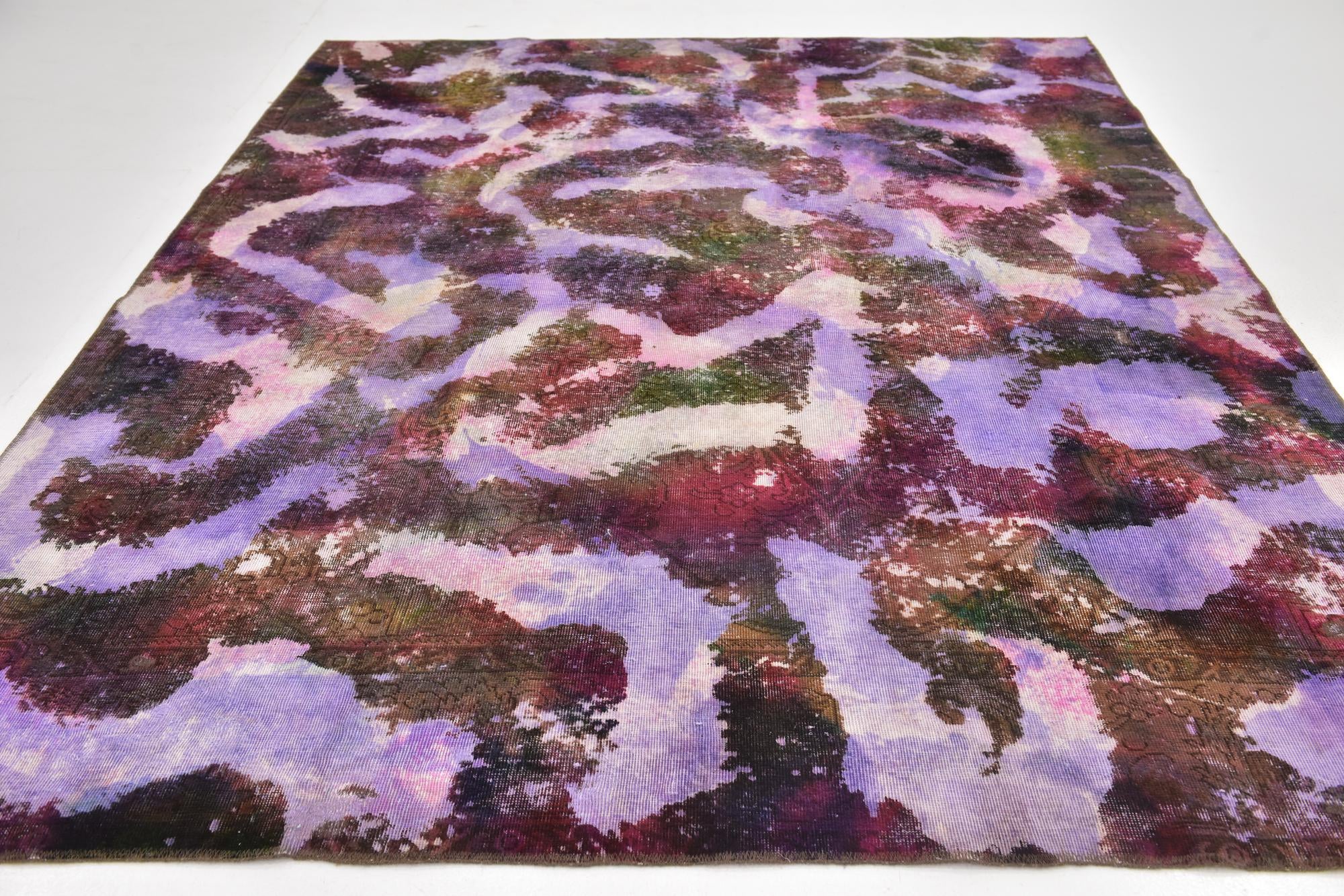 7' 6 x 9' 5 Hand Knotted Ultra Vintage Persian Wool Rug