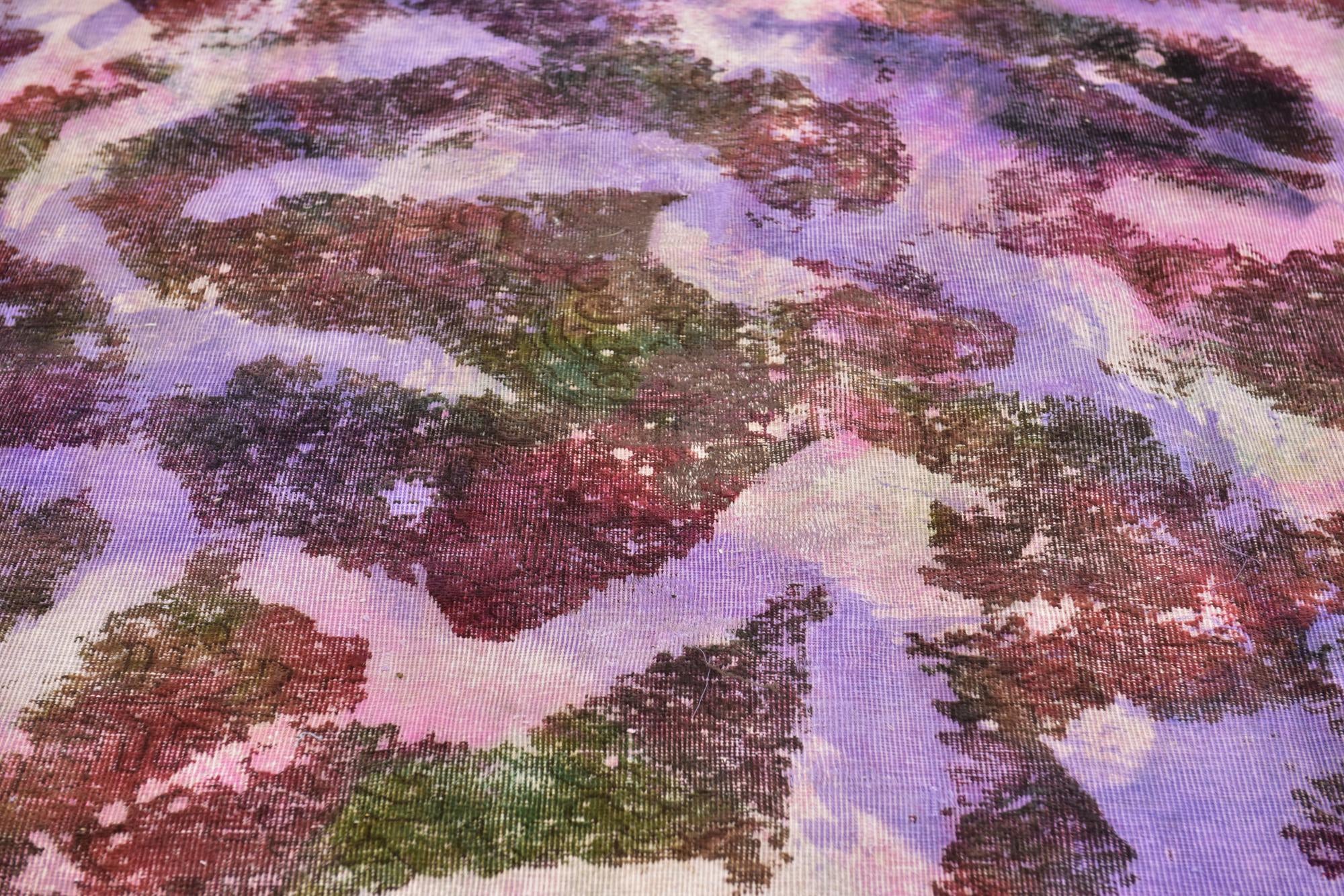 7' 6 x 9' 5 Hand Knotted Ultra Vintage Persian Wool Rug