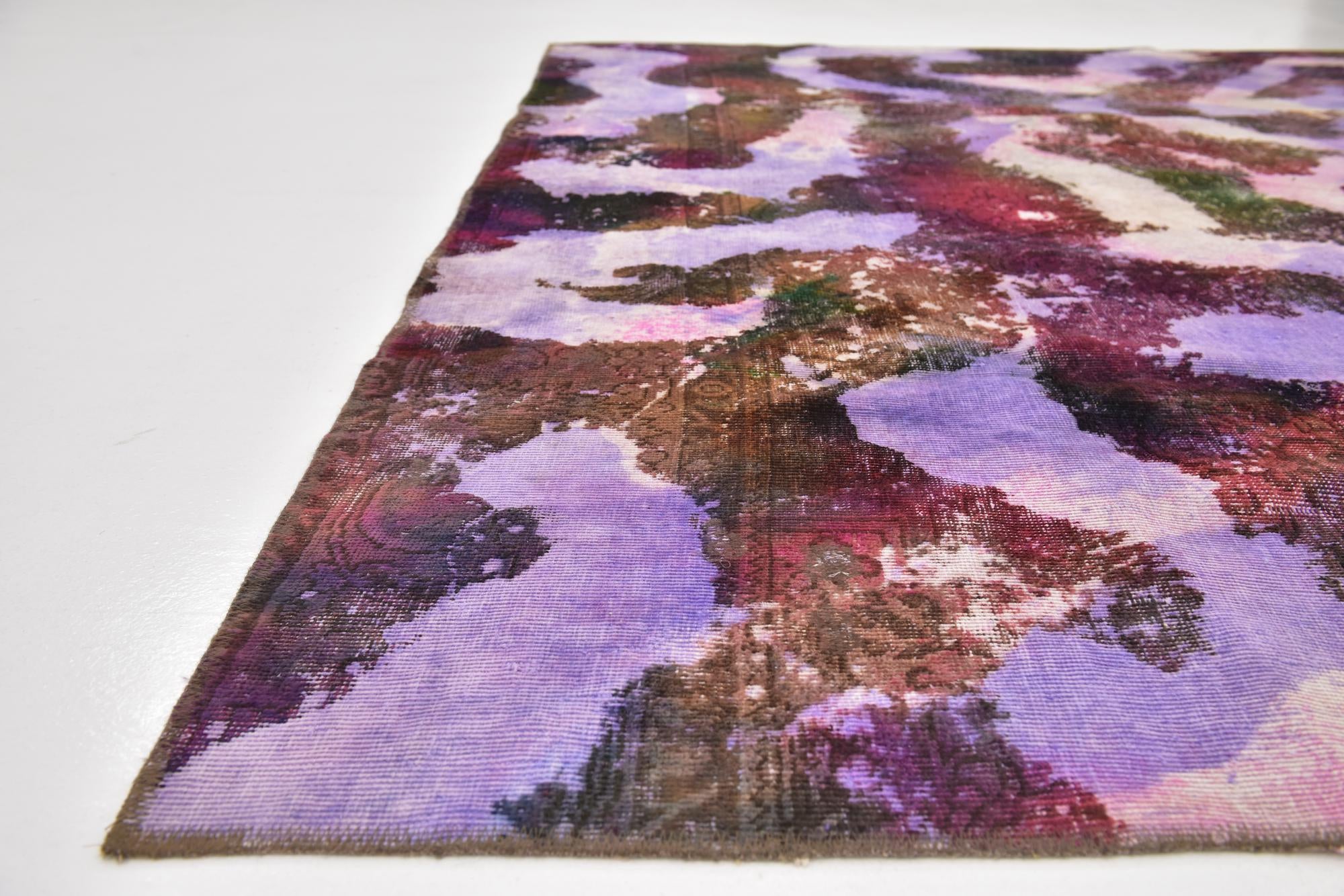 7' 6 x 9' 5 Hand Knotted Ultra Vintage Persian Wool Rug