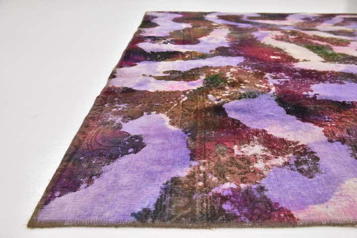 230cm x 285cm anudado a mano Ultra Vintage Alfombra Persa Lana
