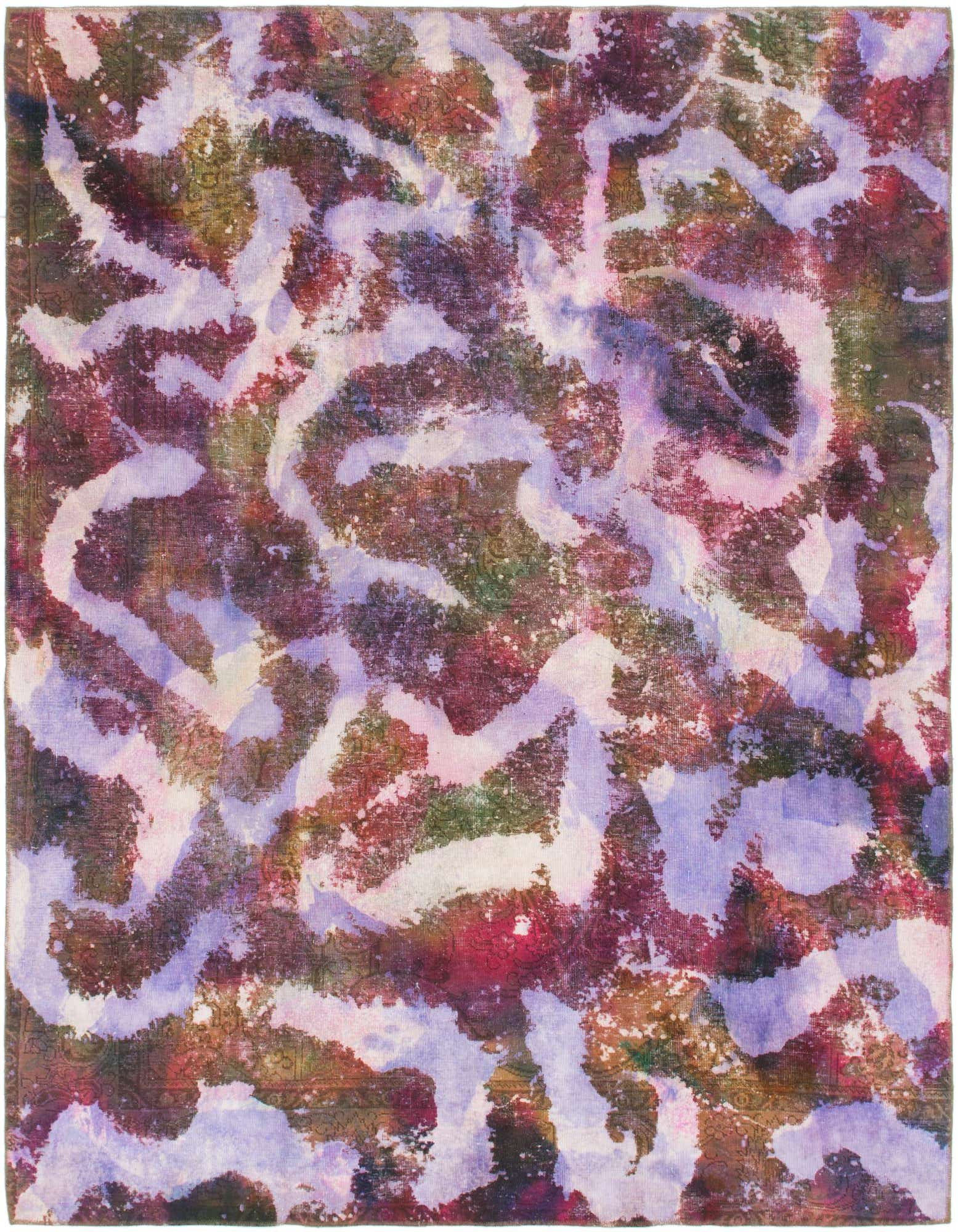 Primary image 7' 6 x 9' 5  Hand Knotted Ultra Vintage Persian Wool Rug