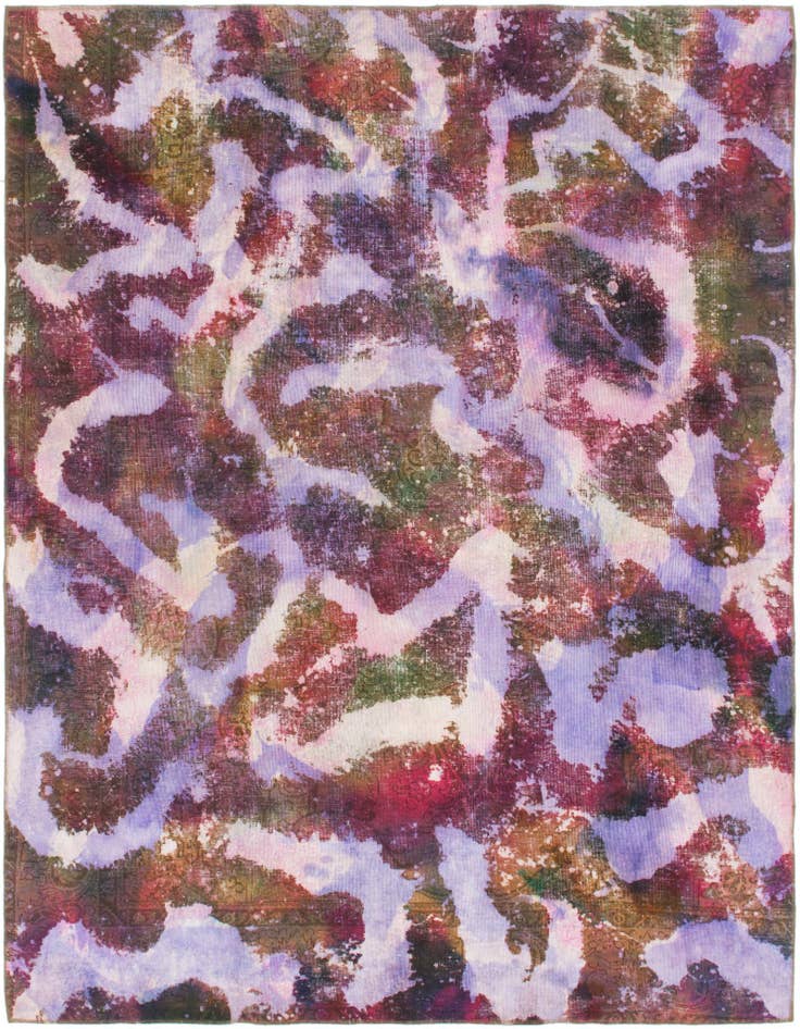Detail image of 7' 6 x 9' 5 Hand Knotted Ultra Vintage Persian Wool Rug