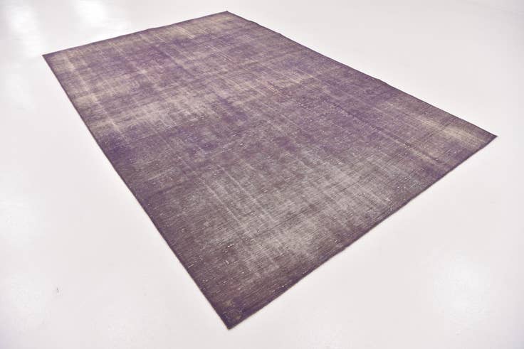Detail image of 6' 2 x 9' 6 Hand Knotted Ultra Vintage Persian Wool Rug