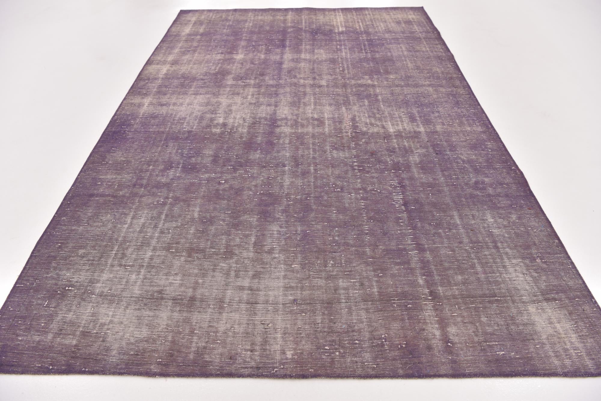 6' 2 x 9' 6 Hand Knotted Ultra Vintage Persian Wool Rug