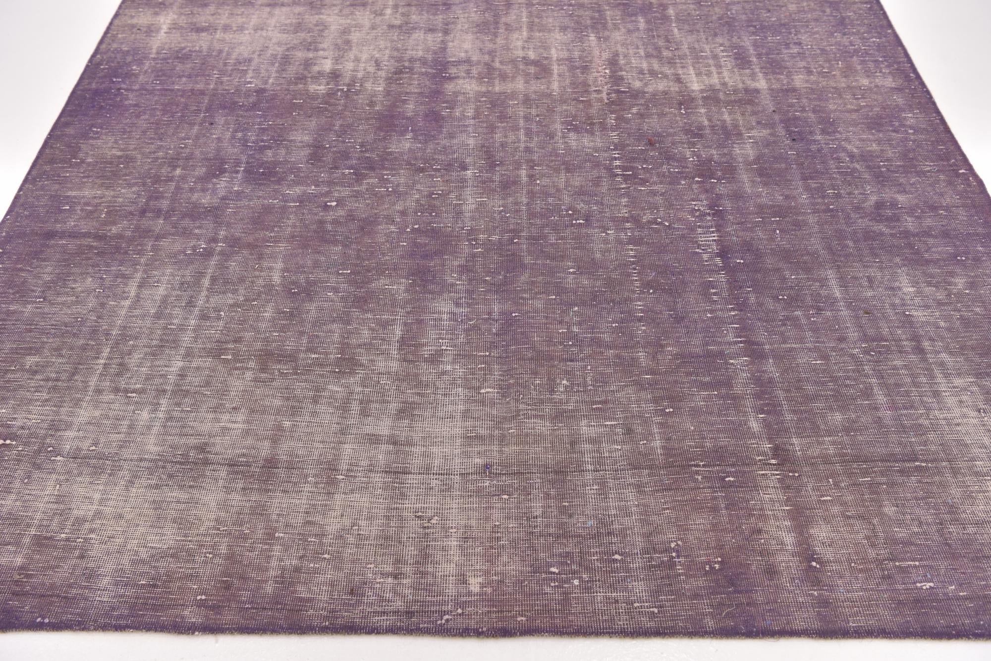 6' 2 x 9' 6 Hand Knotted Ultra Vintage Persian Wool Rug