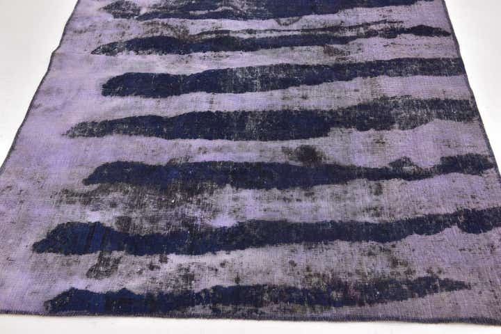 4' 9 x 8' Hand Knotted Ultra Vintage Persian Wool Rug