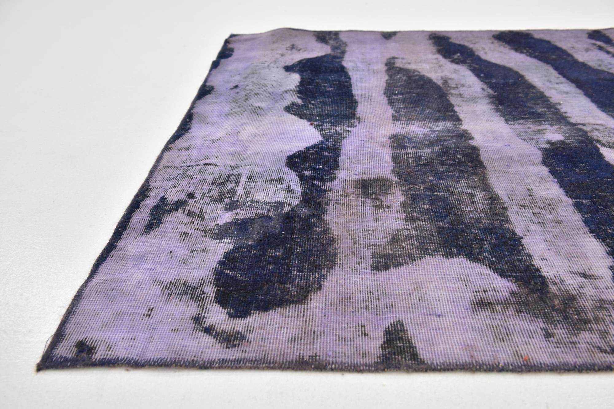 4' 9 x 8' Hand Knotted Ultra Vintage Persian Wool Rug
