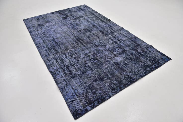 Detail image of 5' 5 x 8' 8 Hand Knotted Ultra Vintage Persian Wool Rug
