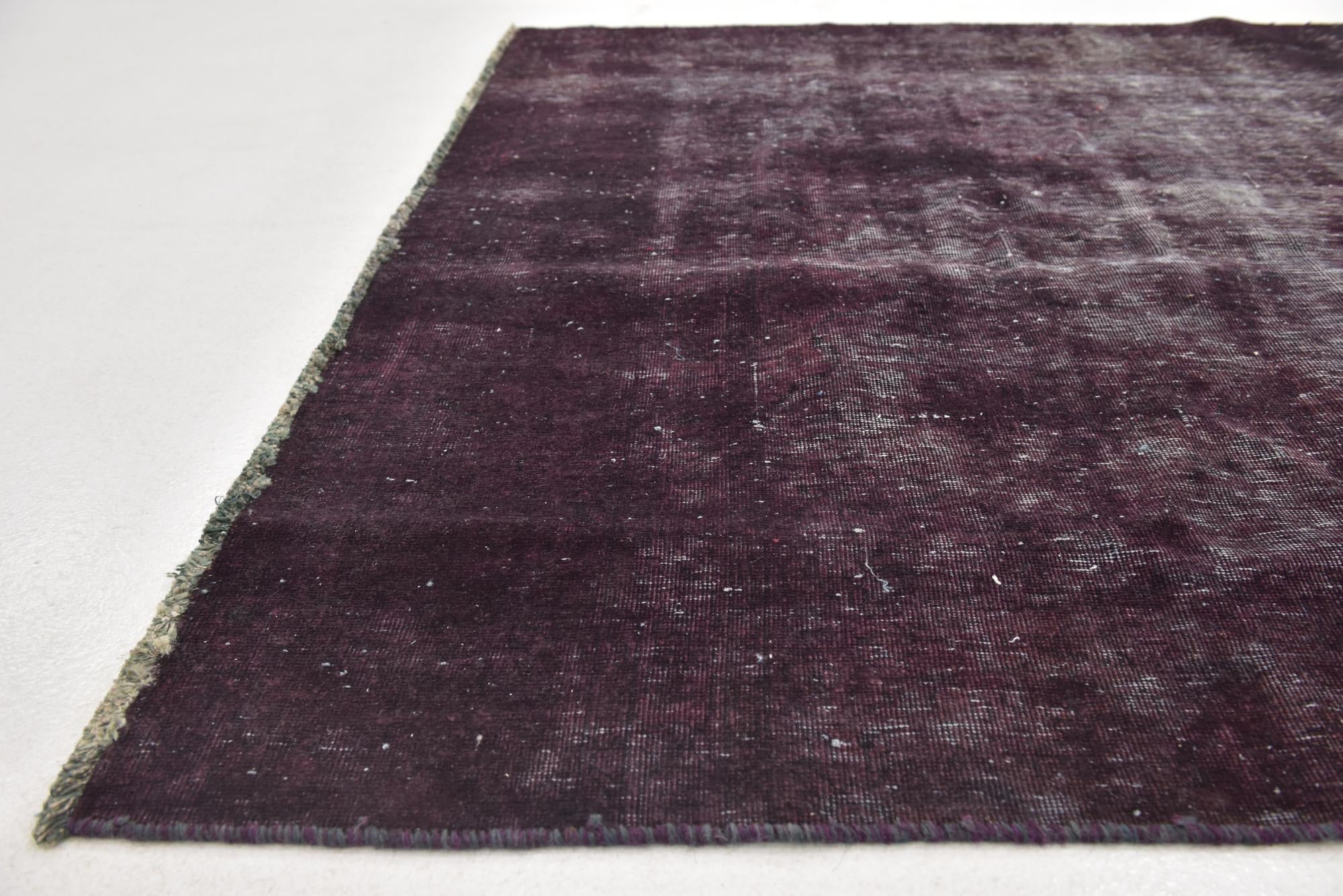 5' 9 x 8' Hand Knotted Ultra Vintage Persian Wool Rug