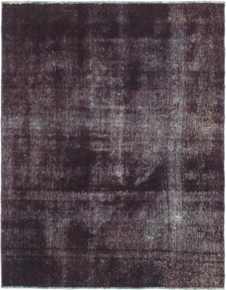 Detail image of 5' 9 x 8' Hand Knotted Ultra Vintage Persian Wool Rug