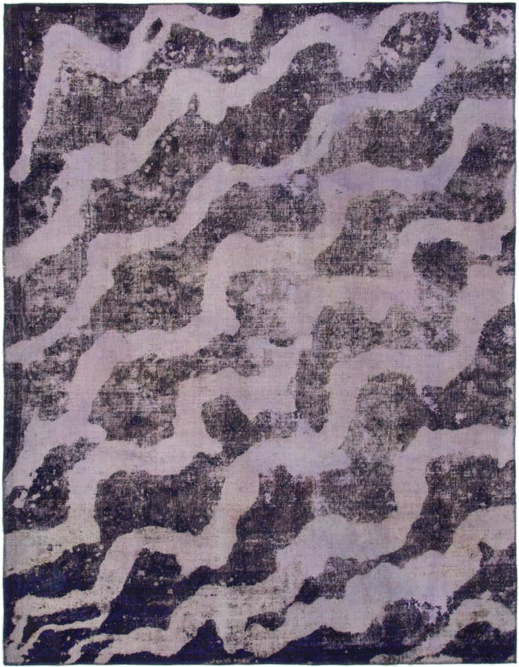 Detail image of 7' x 9' Hand Knotted Ultra Vintage Persian Wool Rug