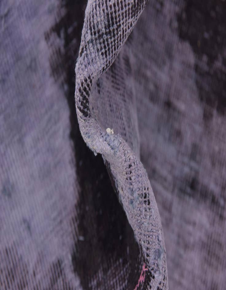 Detail image of 6' 4 x 9' 2  Hand Knotted Ultra Vintage Persian Wool Rug