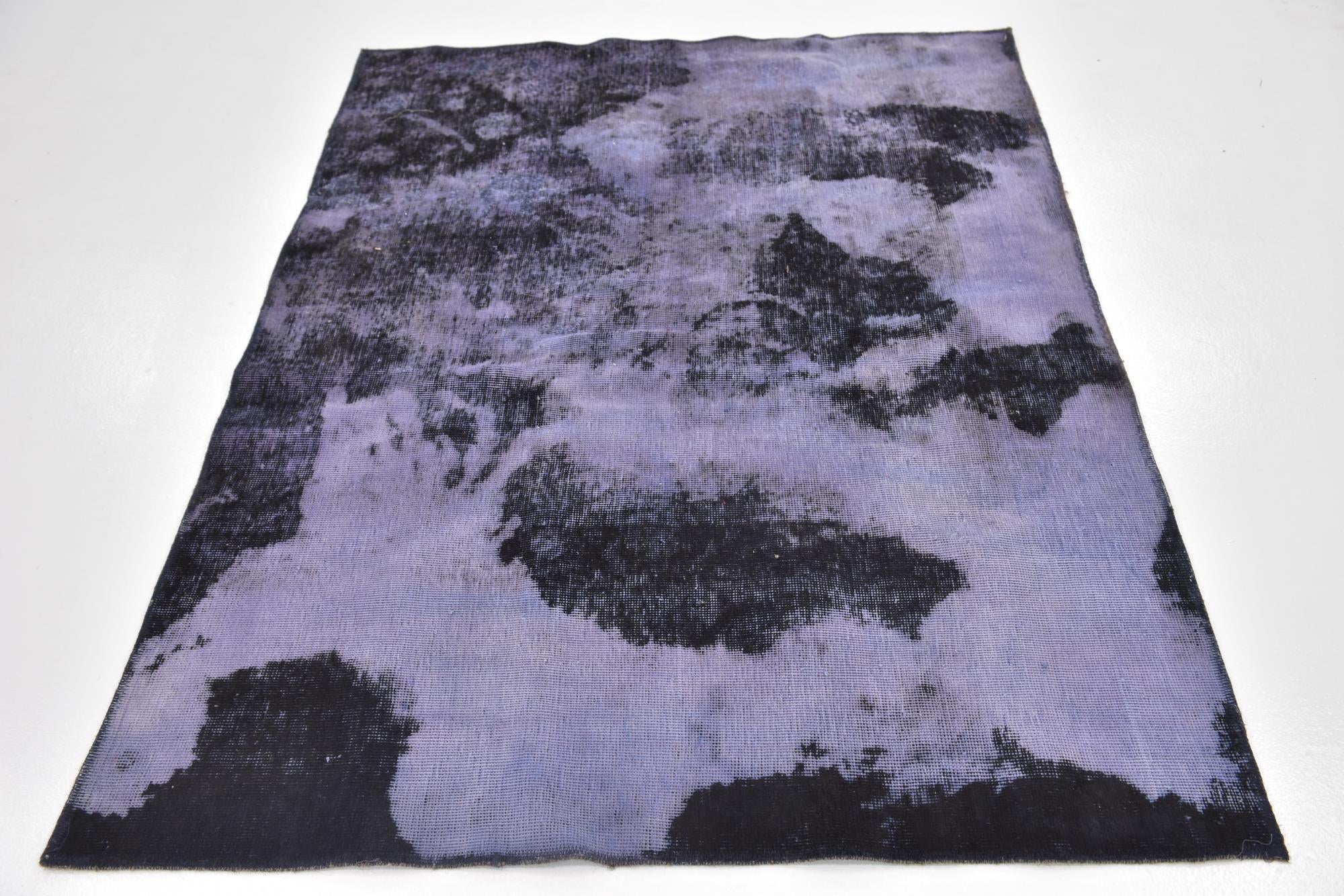 4' 4 x 5' 7 Hand Knotted Ultra Vintage Persian Wool Rug