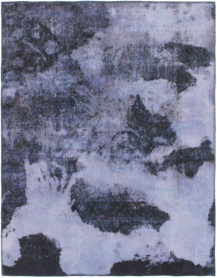 Detail image of 4' 4 x 5' 7 Hand Knotted Ultra Vintage Persian Wool Rug
