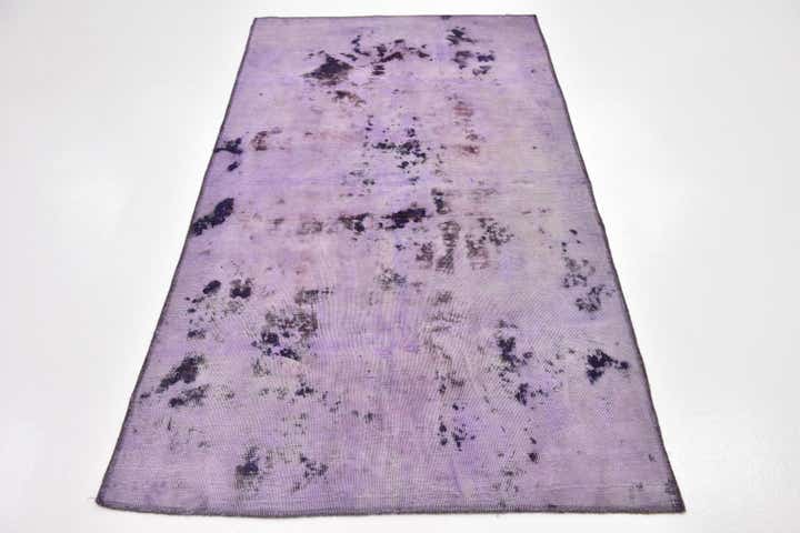 3' 8 x 6' 8 Hand Knotted Ultra Vintage Persian Wool Rug