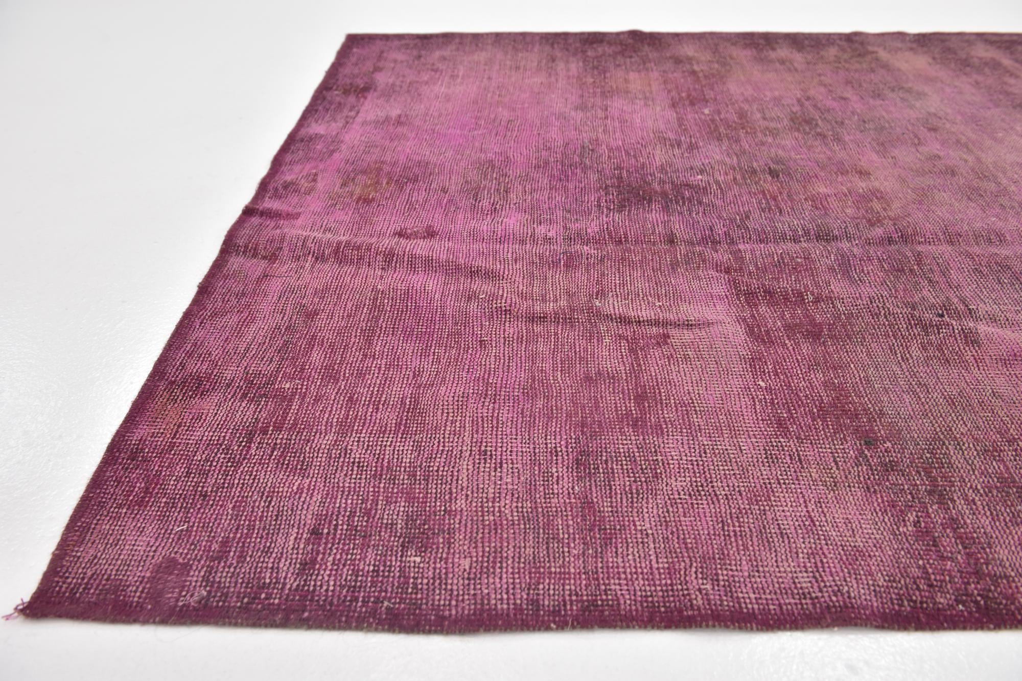 4' 2 x 6' 4 Hand Knotted Ultra Vintage Persian Wool Rug