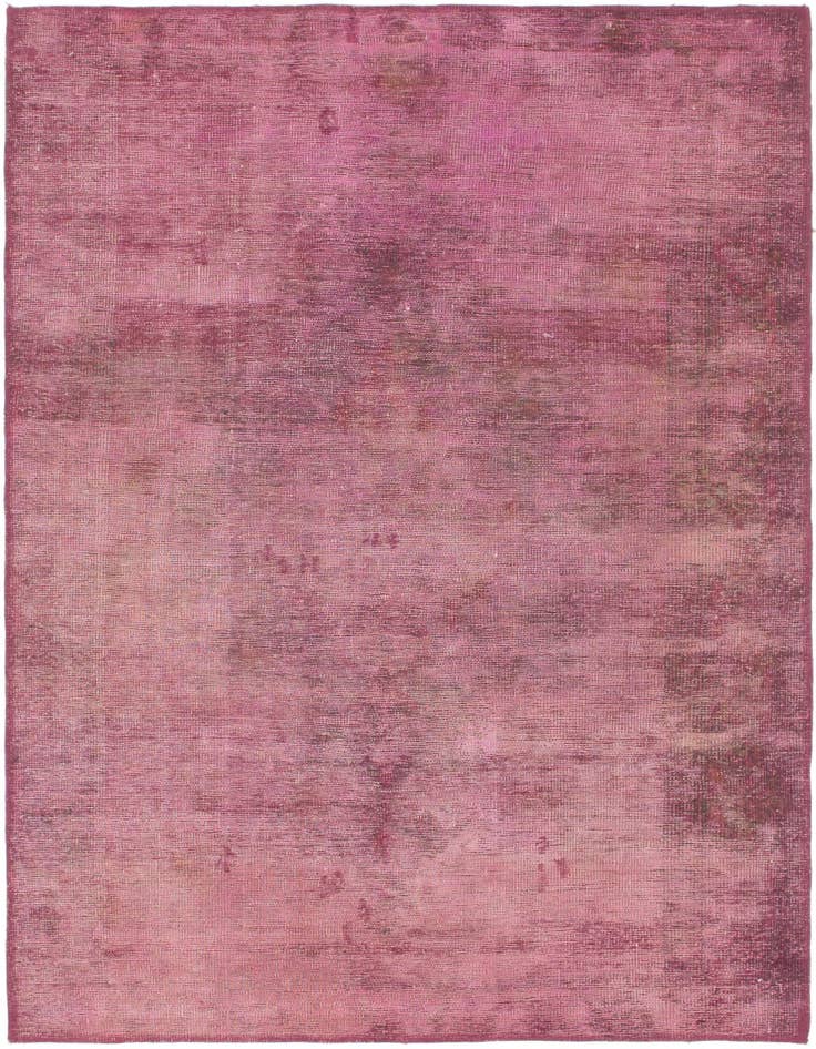 Detail image of 4' 2 x 6' 4 Hand Knotted Ultra Vintage Persian Wool Rug