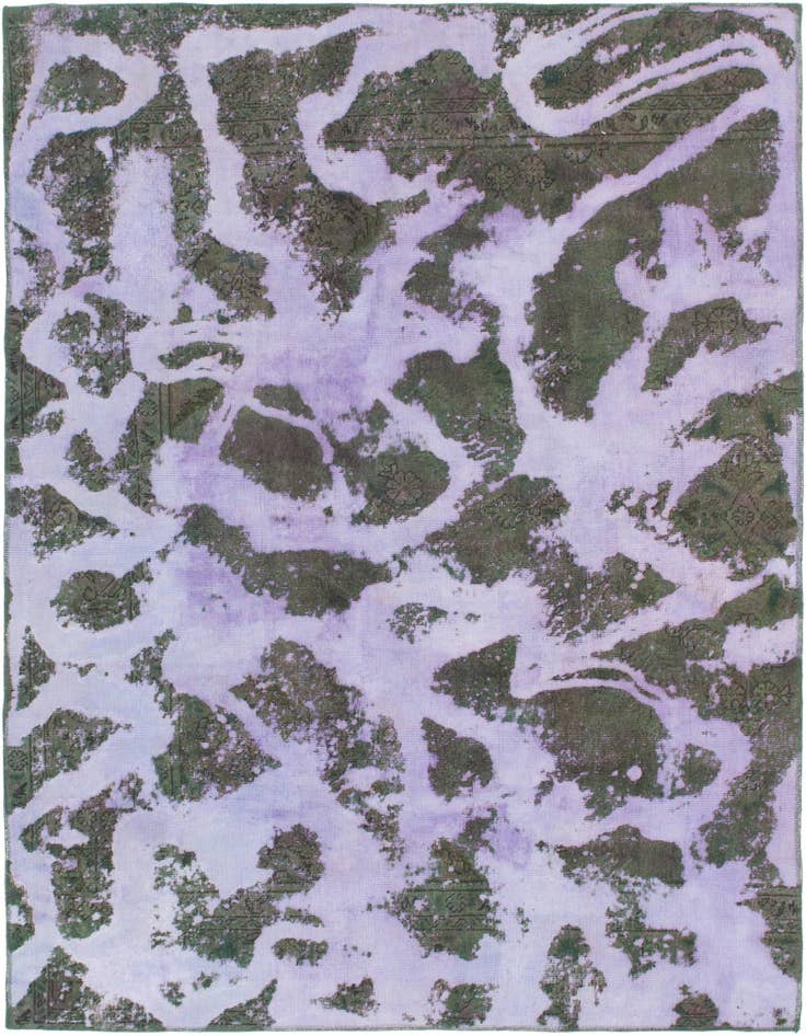 Detail image of 5' 7 x 7' 9 Hand Knotted Ultra Vintage Persian Wool Rug